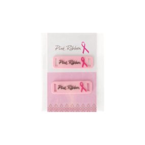 Pink Ribbon shoe lace charm