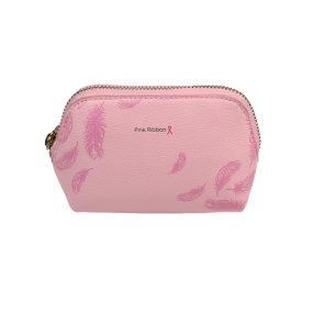 Pink Ribbon mini pouch
