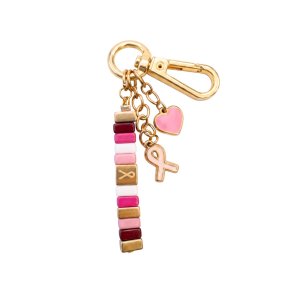 Pink Ribbon tassen- en sleutelhanger