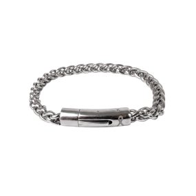 Pink Ribbon armband voor iedereen - stainless steel