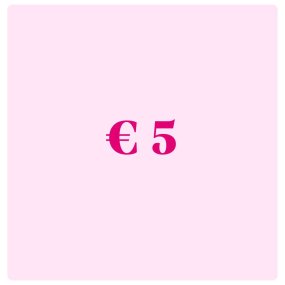 Pink Ribbon Donatie 5 Euro