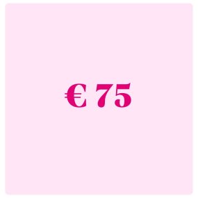Pink Ribbon Donatie 75 Euro