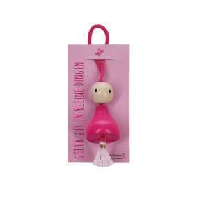 Pink Ribbon gelukspoppetje rok