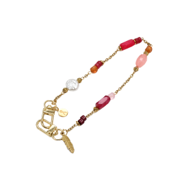 Pink Ribbon telefoonhanger in design Armband 2025