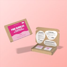 Pink Ribbon giftbox Pink Bubbles