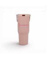 Pink Ribbon vacuüm geïsoleerde fles