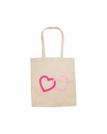 Pink Ribbon tas hartjes