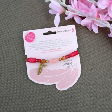 Pink Ribbon Armband 2025