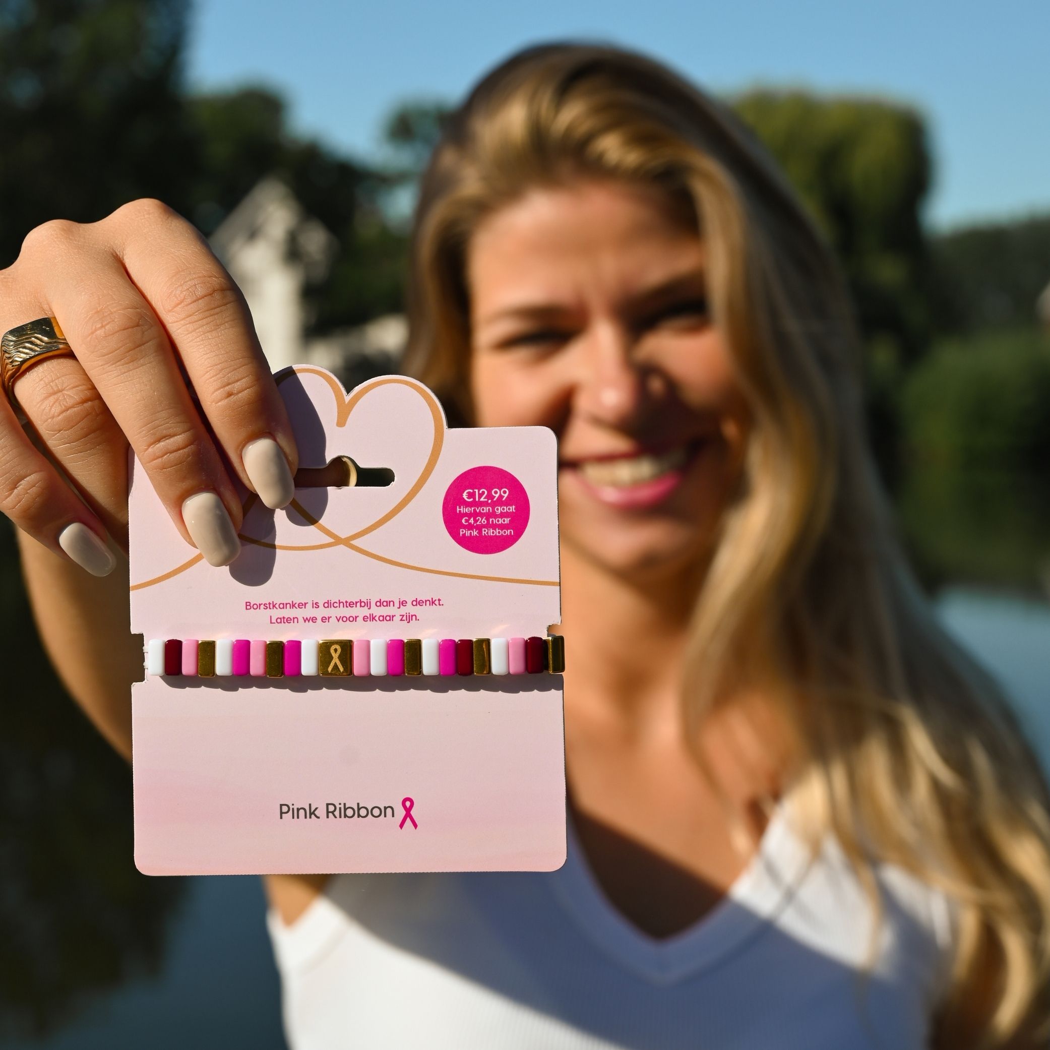 Pink Ribbon Armband 2026