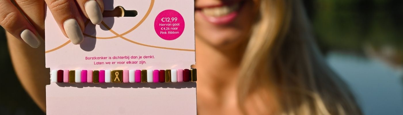 Pink Ribbon Armband 2026