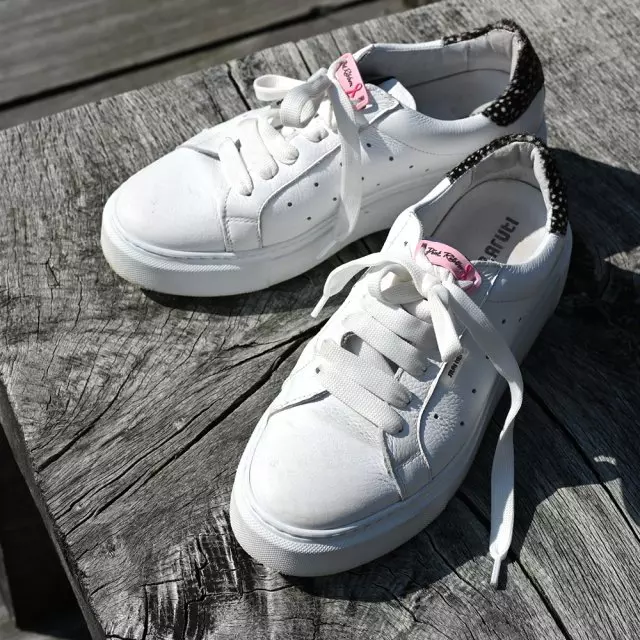 Pink Ribbon Shoe Lace Charm