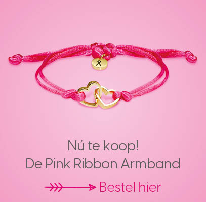 pink ribbon armband